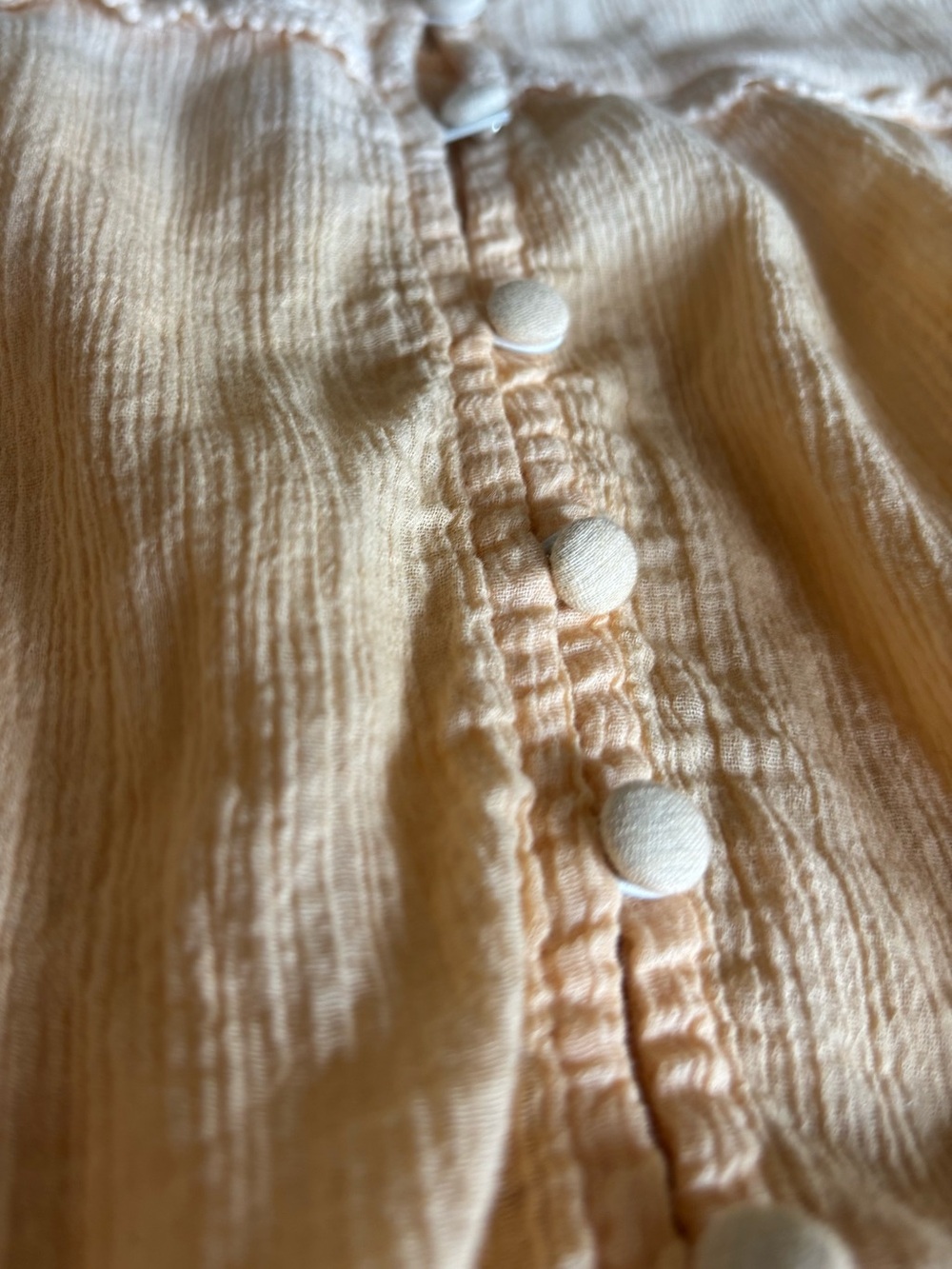 Anthropologie Soft Orange/Peach Ombré Tiered Maxi Dress—PLEASE READ - Picture 4 of 9